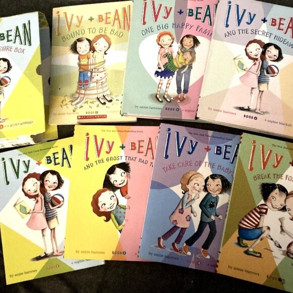 IVY & BEAN Child Lot collection of novel books - 7 total - Picture 1 of 3